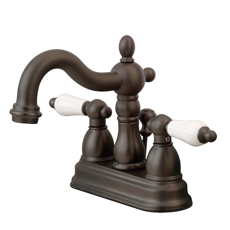 KS1605PL 4 Centerset Bathroom Faucet, Oil Rubbed Bronze